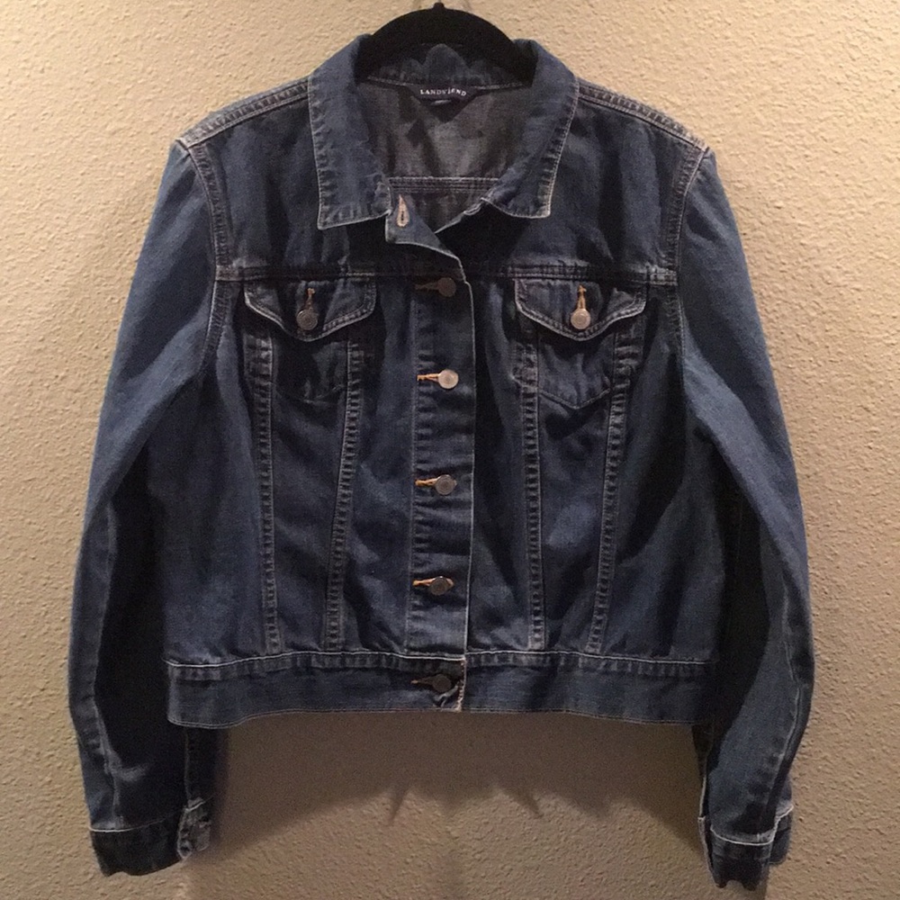 Lands’ End denim jacket